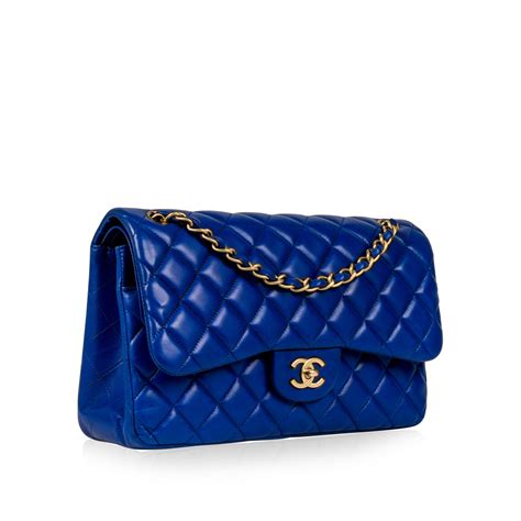 chanel royal blue bag|chanel bag blue price.